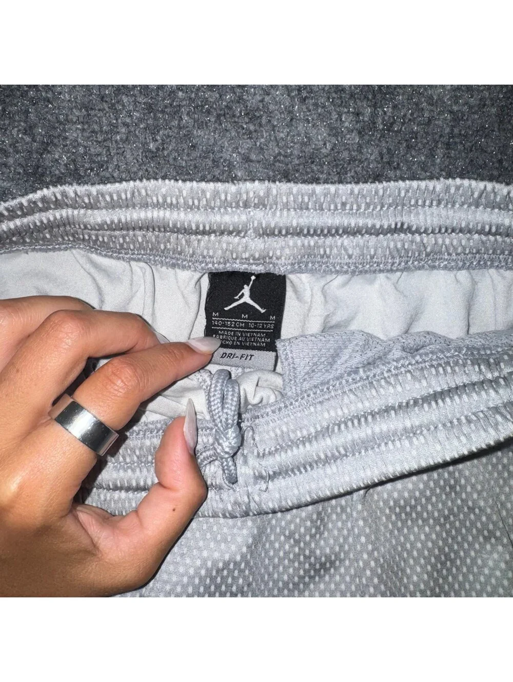 Nike Air Jordan Baggy Mesh Hoop Shorts Mens XS Vtg y2k 90s Rare